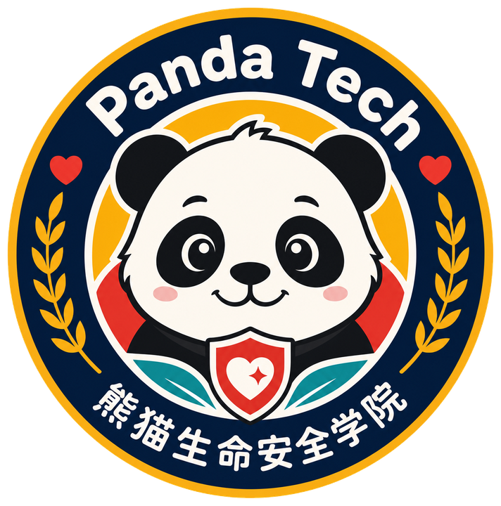 Panda Tech 熊猫生命安全学院标志